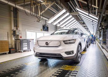 Volvo XC40 Recharge production in Ghent, Belgium
