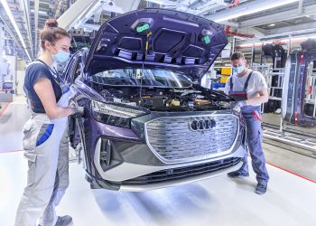 Production of the new Audi Q4 at VW's Saxony plant
